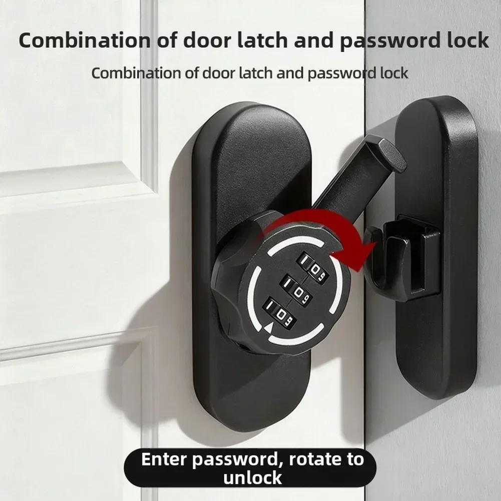 Furniture Sliding Door Hardware - Trava de porta com senha, 90/180