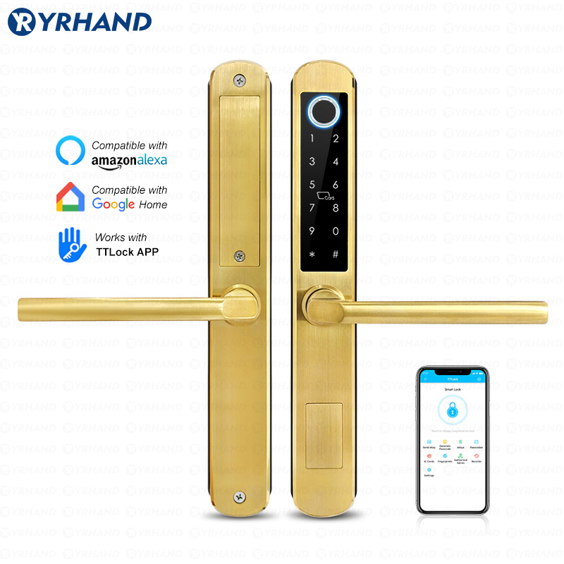 Furniture Sliding Door Hardware - Fechadura inteligente de vidro deslizante de