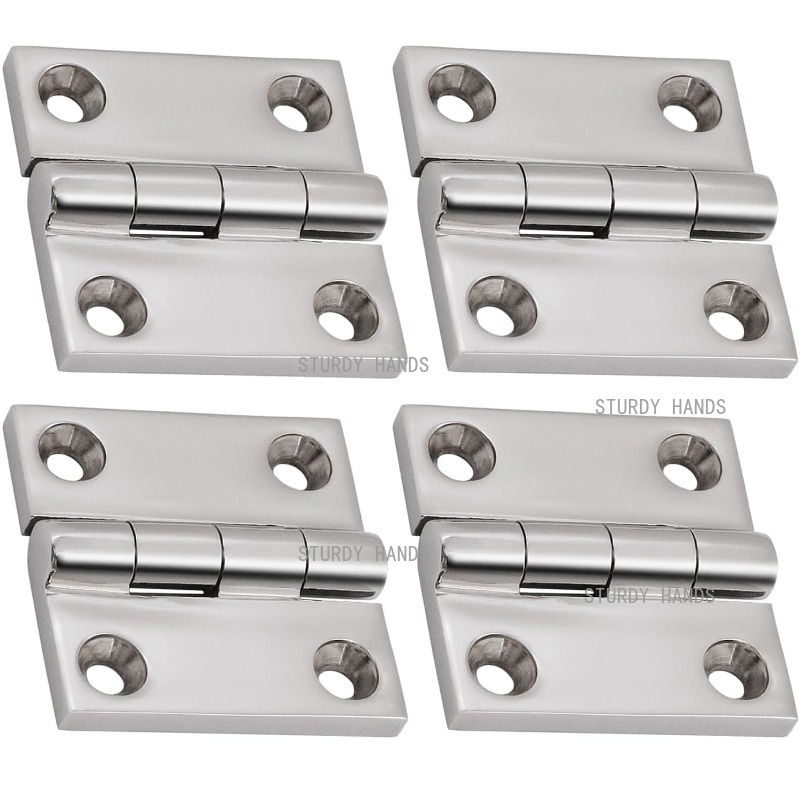 Used Furniture Hardware - 4 peças de dobradiças de aço