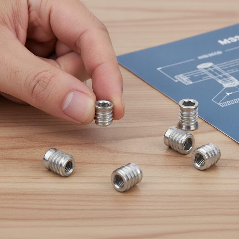 Furniture Hardware Threaded Inserts - 10 Peças Porcas de Inserção Roscadas