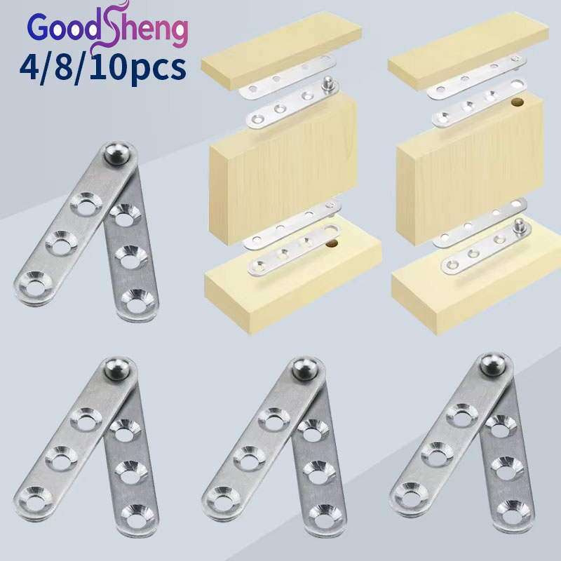 Used Furniture Hardware - GOODSHENG 4/8/10 Peças Dobradiças Giratórias, Usadas