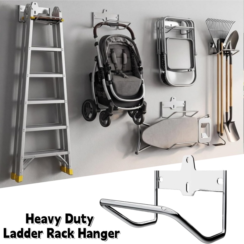 Door Stopper Heavy - Suporte de Parede Metálico Reforçado para