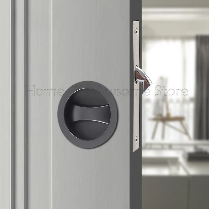 Furniture Sliding Door Hardware - Fechadura de porta deslizante moderna invisível