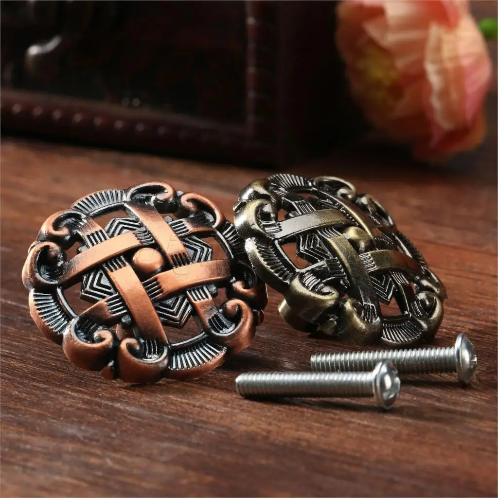 Furniture Hardware Kit - Bowarepro-puxador retrô oco de liga de
