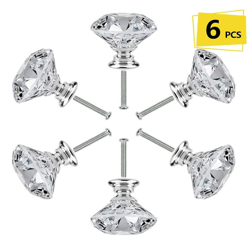 Furniture Hardware Kit - Conjunto de 6 Puxadores de Armário