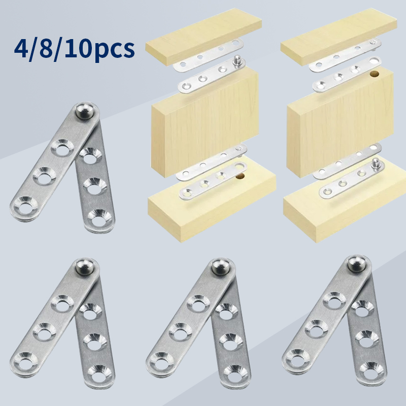Used Furniture Hardware - 4/8/10 Peças de Dobradiças Giratórias, Usadas