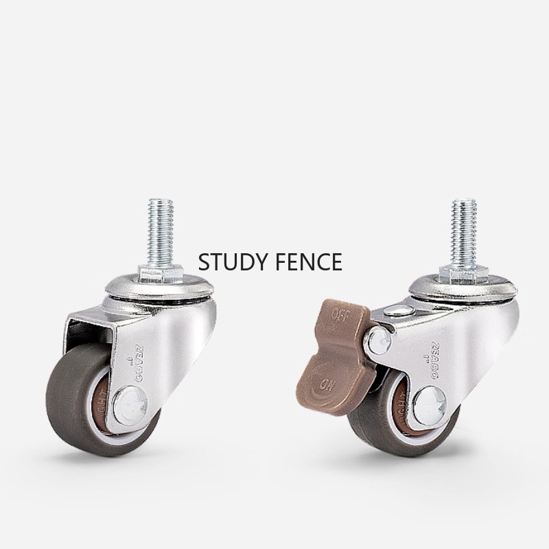 Rodízios de borracha silencios - Used Furniture Hardware avaliação e preço