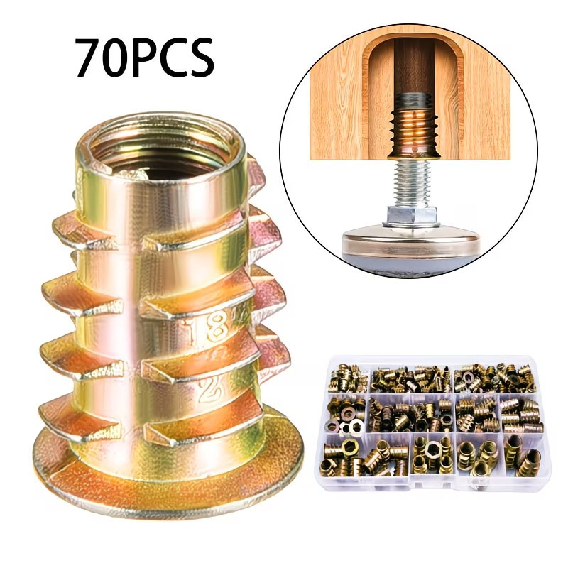 Kit de Porcas de Inserção Rosq - Furniture Hardware Threaded Inserts avaliação e preço