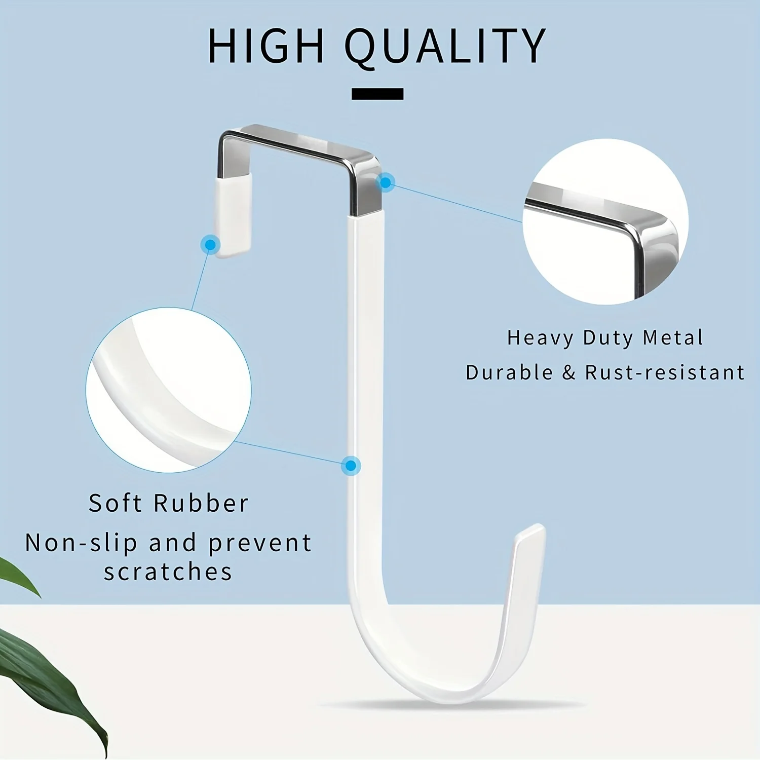 Ganchos para pendurar na porta - Door Stopper Heavy avaliação e preço