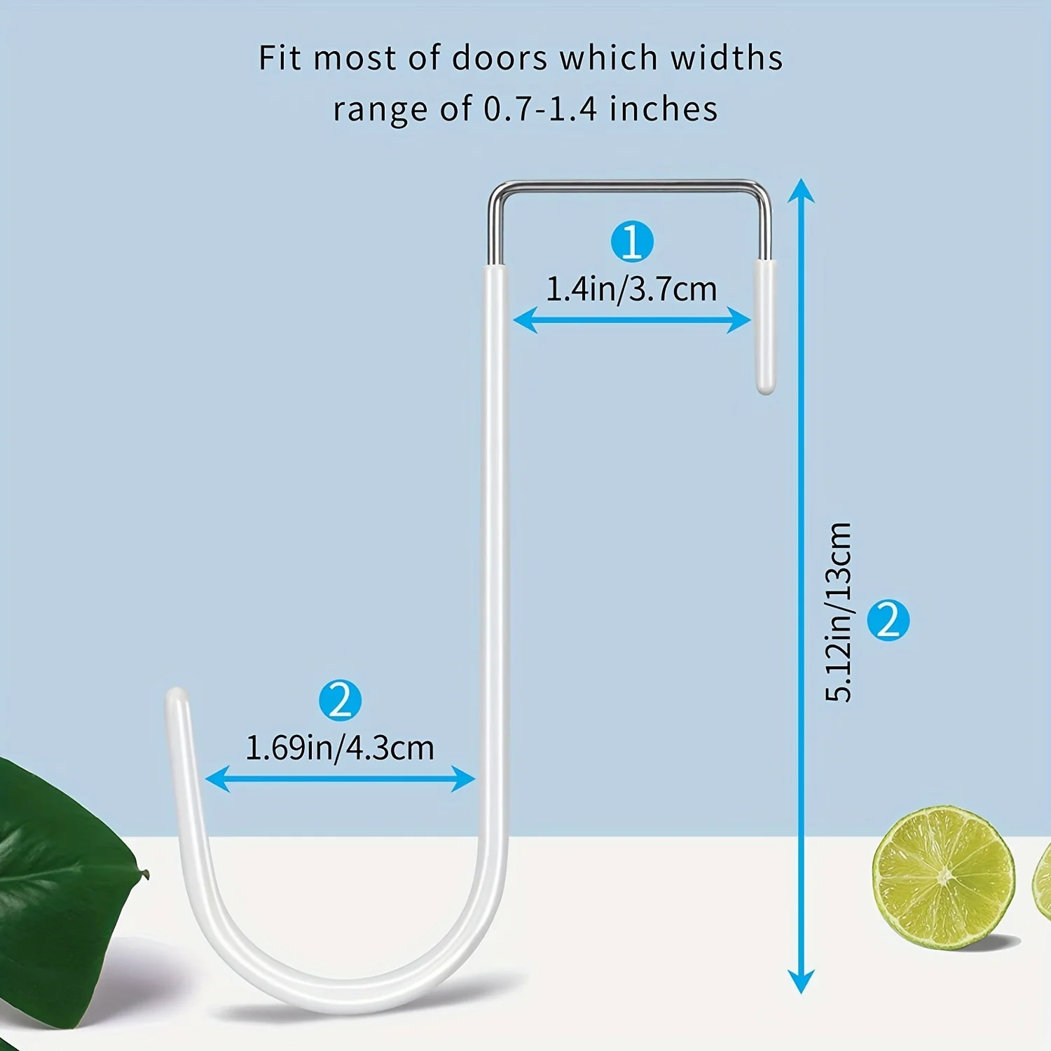 Ganchos para pendurar na porta - Door Stopper Heavy avaliação e preço