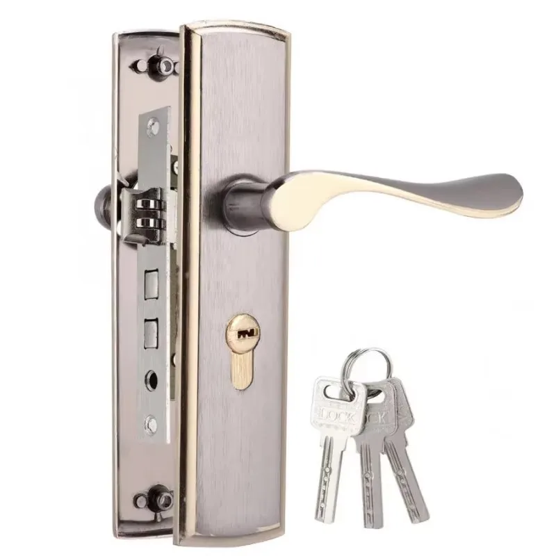 Silencioso Porta Handle Lock p - Furniture Hardware Gold avaliação e preço