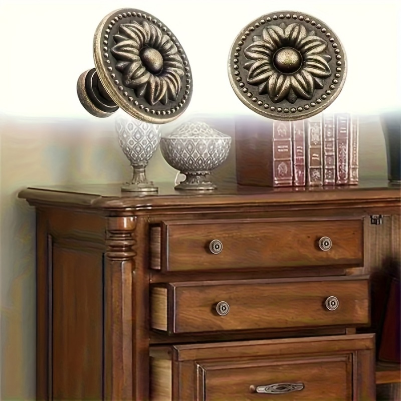 2 Peças Puxadores de Gaveta e  - Vintage Furniture Hardware Replacement avaliação e preço