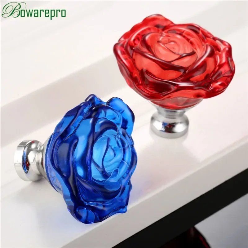 Bowarepro 50mm cristal rosa al - Furniture Hardware Kit avaliação e preço