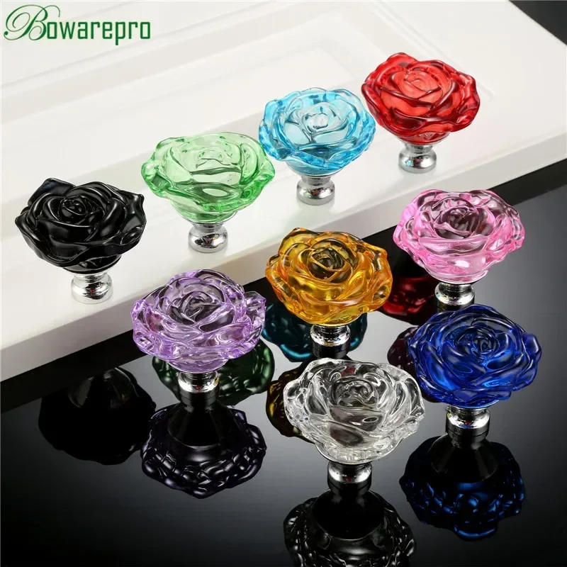 Bowarepro 50mm cristal rosa al - Furniture Hardware Kit avaliação e preço