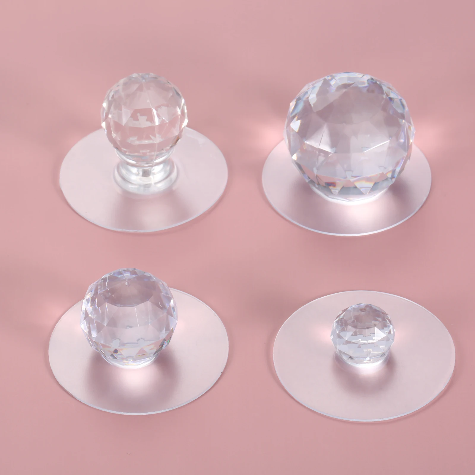 O botão acrílico transparente  - Furniture Hardware Kit avaliação e preço