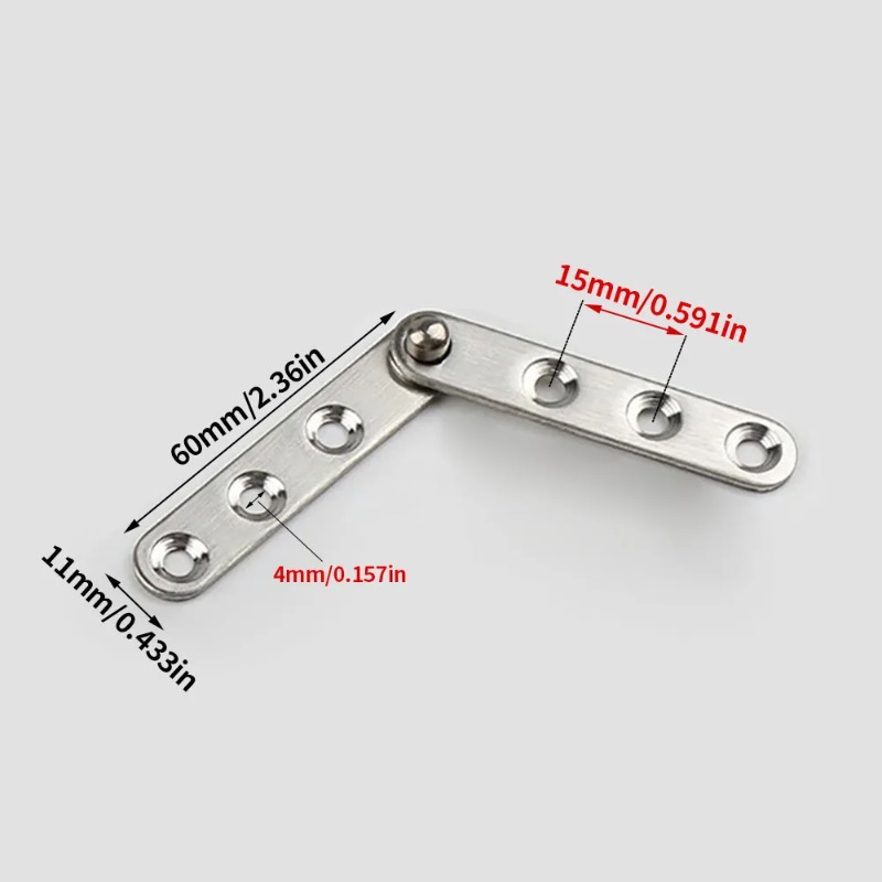 4/8/10 Peças de Dobradiças Gir - Used Furniture Hardware avaliação e preço