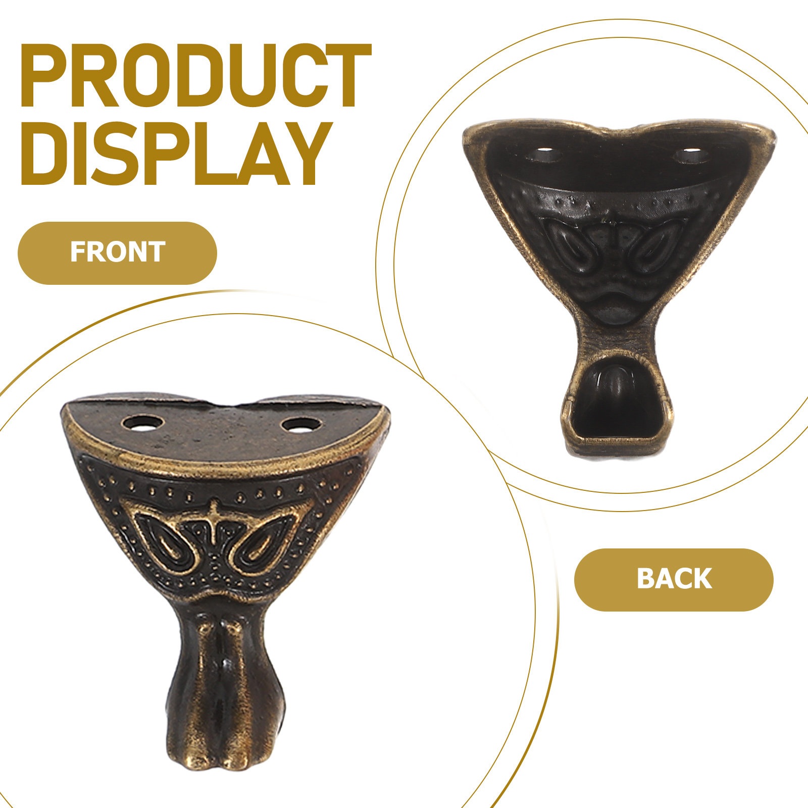 16 peças de pés para móveis, p - Vintage Furniture Hardware Replacement avaliação e preço